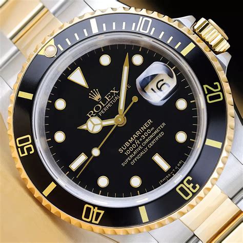 rolex submariner acciaio e oro nero|rolex ceramica sottomarina.